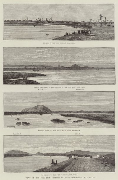 Vues sur le Nil - Charles Auguste Loye